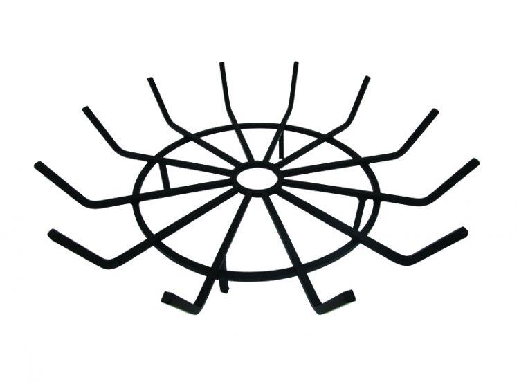 Pleasant Hearth 28" Wagon Wheel Steel Wood Grate - OFP28WG - Image 1