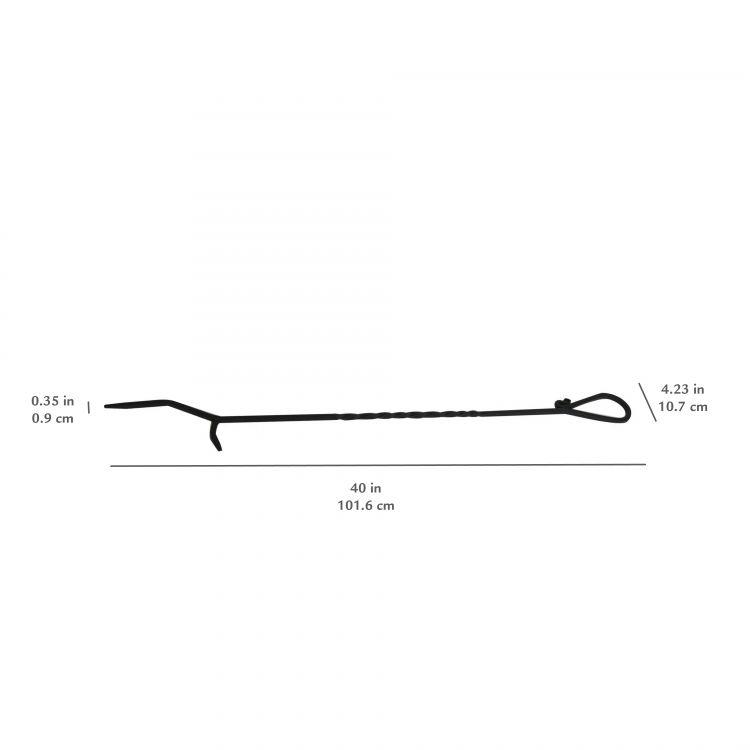 Pleasant Hearth 40-inch Poker - FA080Z thumbnail 2