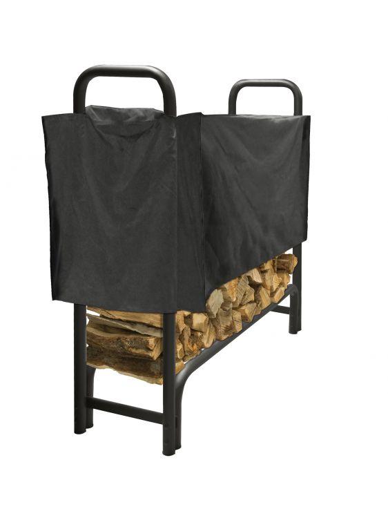 Pleasant Hearth 4FT Heavy Duty Log Rack with Half Cover - LS938-48SC-K thumbnail 2