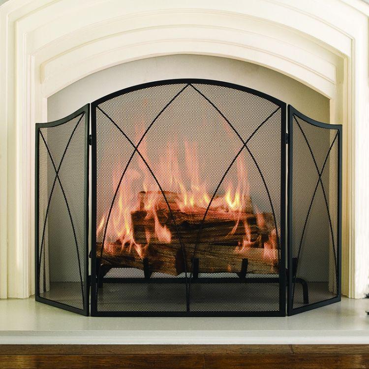 Pleasant Hearth Arched Fireplace Screen - 959 thumbnail 2
