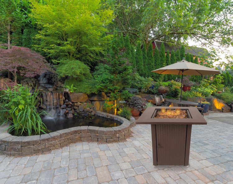 Atlantis Gas Fire Pit Table thumbnail 5