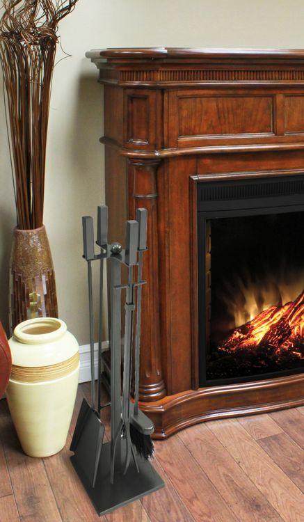 Pleasant Hearth Atticus Fireplace Tool Set - FA617TL thumbnail 5