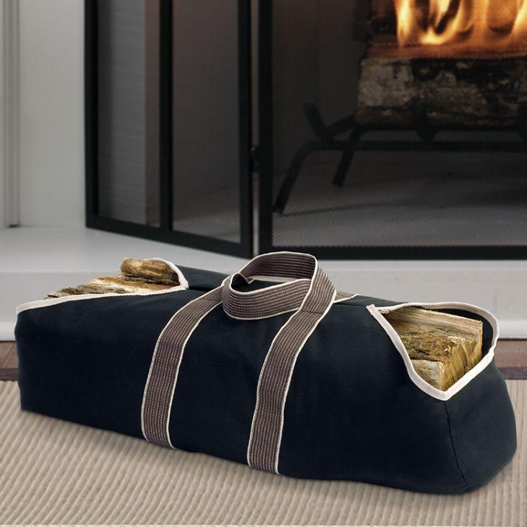 Pleasant Hearth Canvas Firewood Bag - 610 thumbnail 2