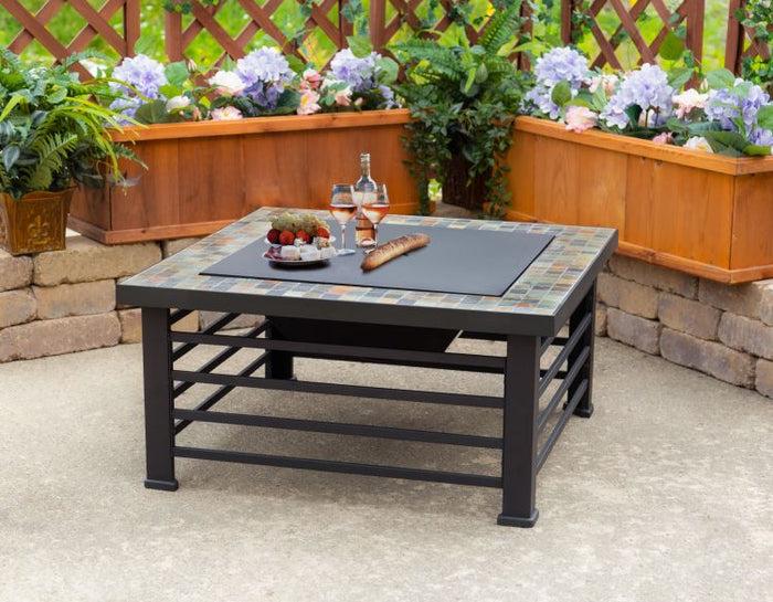 Cascade Square Slate Fire Pit thumbnail 3