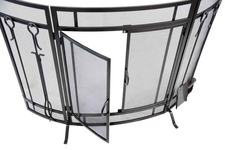 Pleasant Hearth Curved Screen with Tools - FA498ST thumbnail 7
