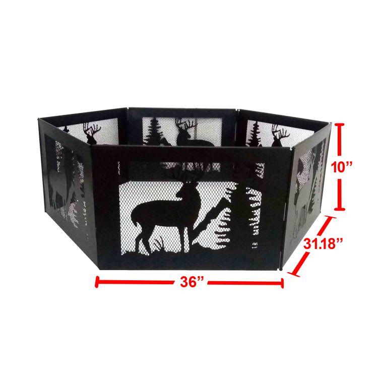 Pleasant Hearth Deer Mountain Folding Fire Ring - OFW116FR thumbnail 2