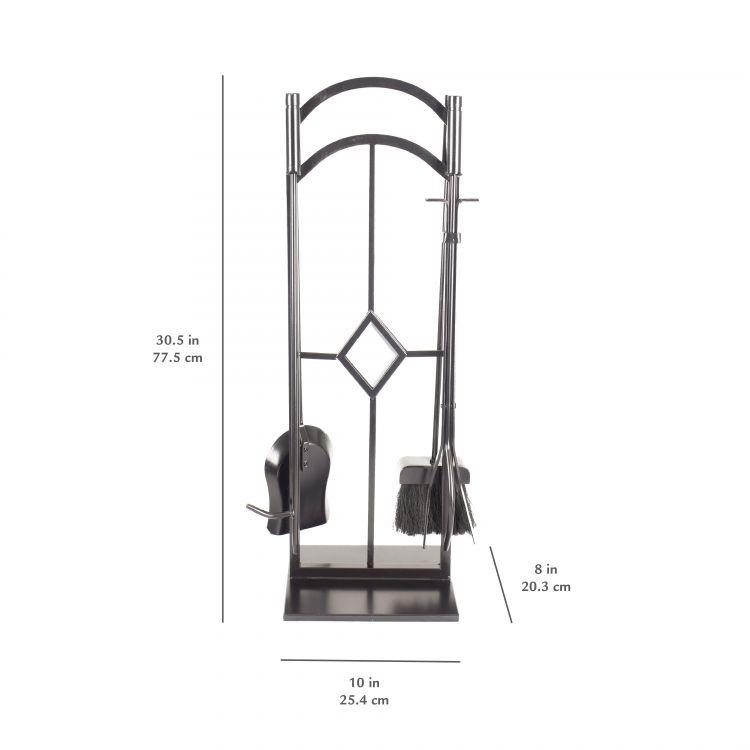 Pleasant Hearth Diamond 5 PC Fireplace Toolset - FA328T thumbnail 3