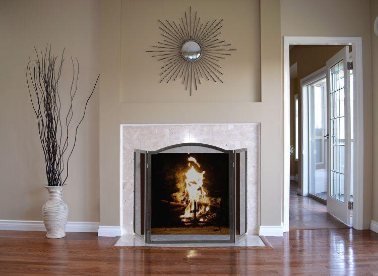 Pleasant Hearth Fortna Fireplace Screen - FA990SA thumbnail 2