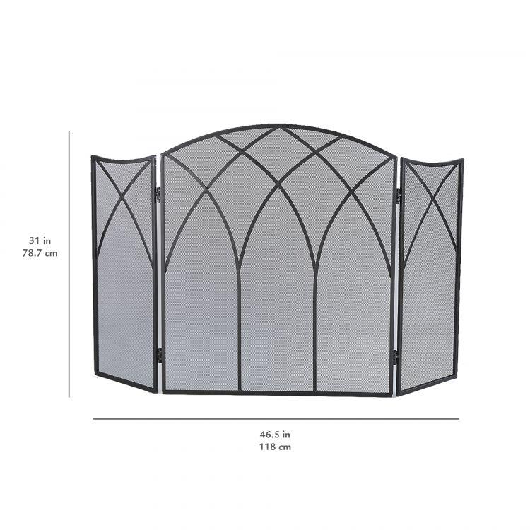 Pleasant Hearth Gothic Fireplace Screen - 633 thumbnail 2