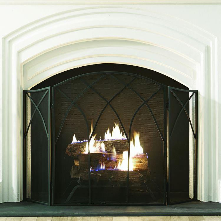 Pleasant Hearth Gothic Fireplace Screen - 633 thumbnail 3