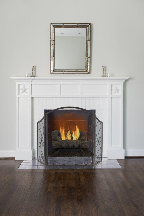 Pleasant Hearth Iris Scroll Fireplace Screen - FA995S thumbnail 4
