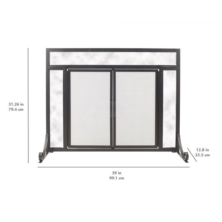 Pleasant Hearth Manchester Fireplace Screen (Petite Size) - FA183S-P thumbnail 7