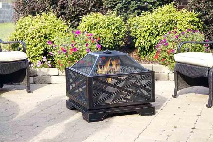 Martin 26" Square Deep Bowl Fire Pit thumbnail 2