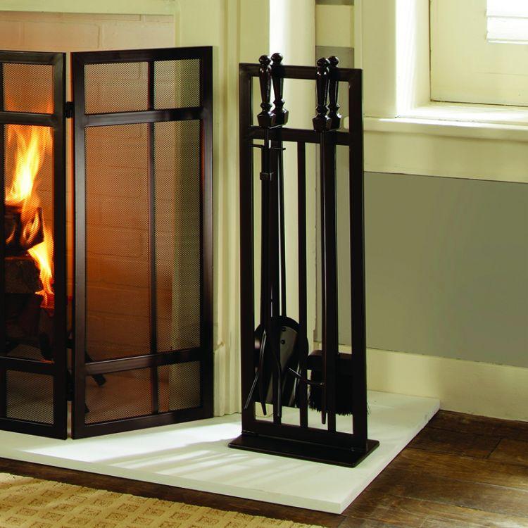 Pleasant Hearth Mission Style 5 PC Fireplace Toolset - FA017TA thumbnail 2