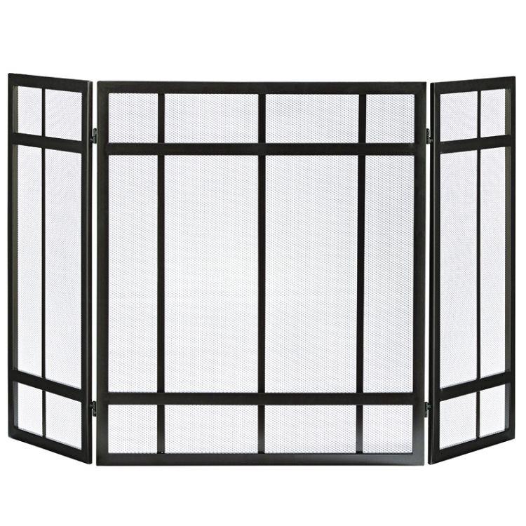 Pleasant Hearth Mission Style Fireplace Screen - FA017SB - Image 1