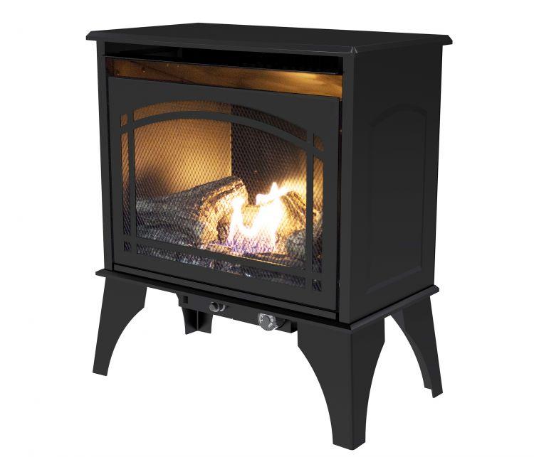Pleasant Hearth 20,000 BTU 23.5 in. Compact Vent Free Gas Stove thumbnail 2