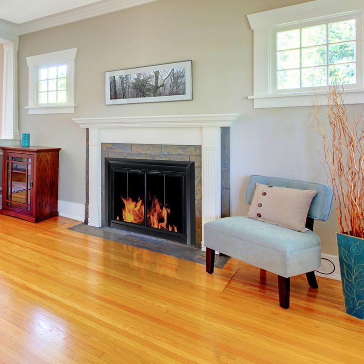 Pleasant Hearth Clairmont Fireplace Door thumbnail 3