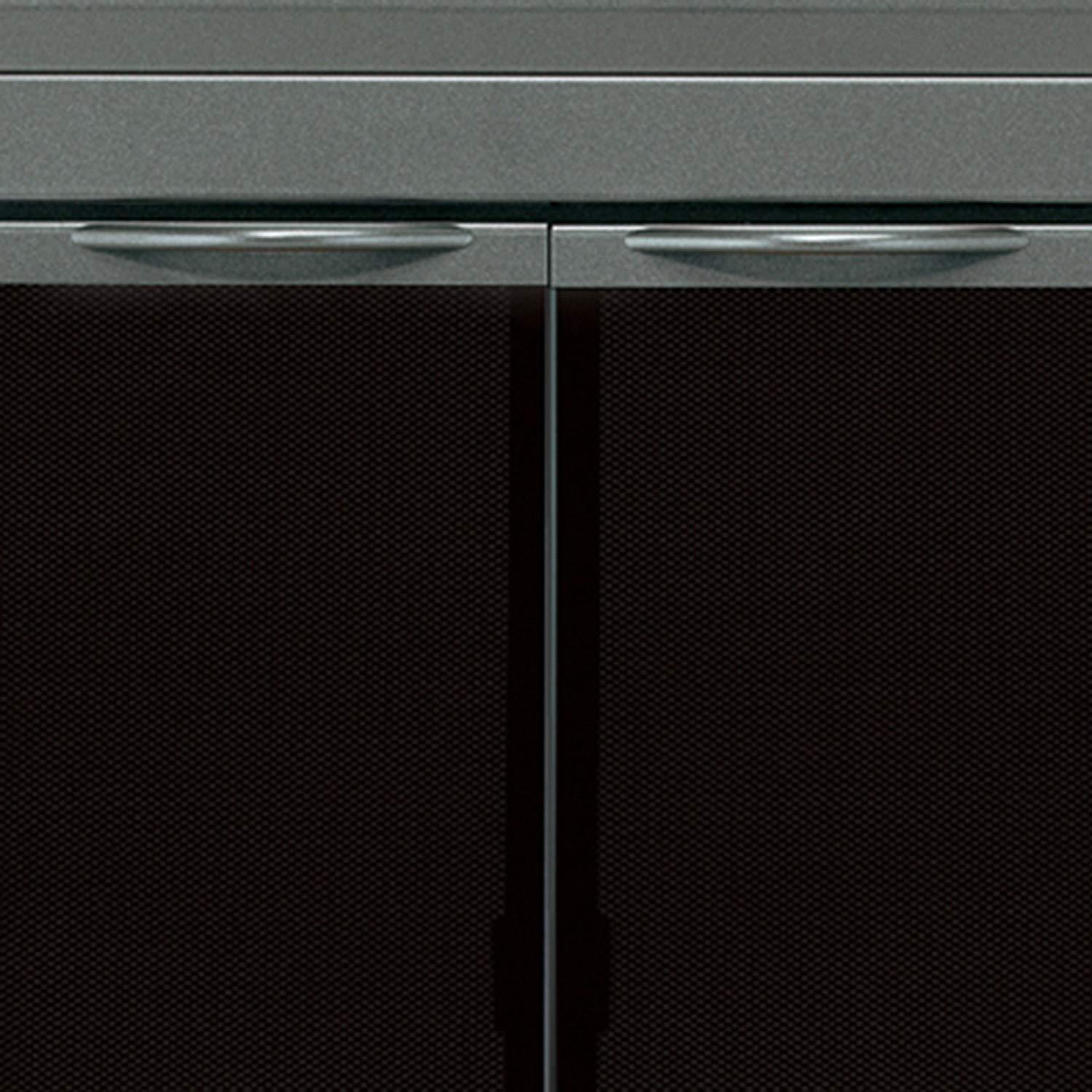 Pleasant Hearth Craton Fireplace Glass Door - Gunmetal thumbnail 2