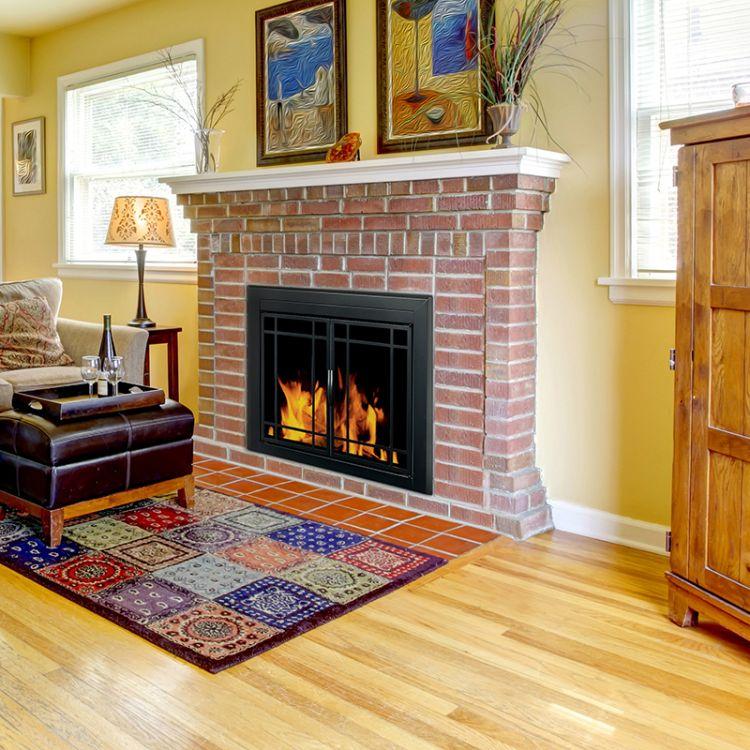 Pleasant Hearth Easton Fireplace Door thumbnail 2