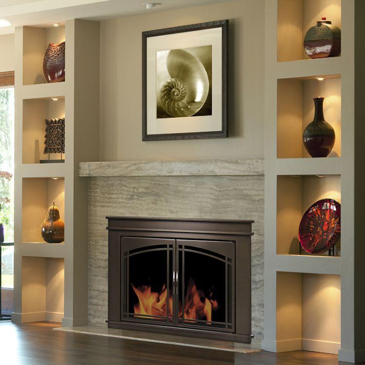 Pleasant Hearth Fenwick Fireplace Door thumbnail 3