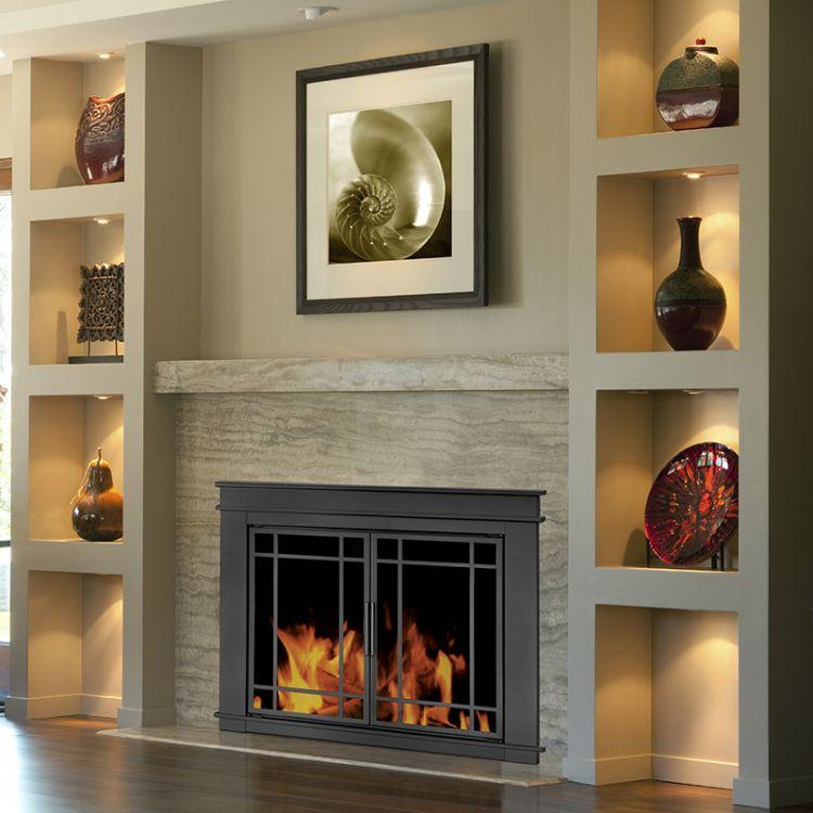 Pleasant Hearth Fillmore Fireplace Door thumbnail 2