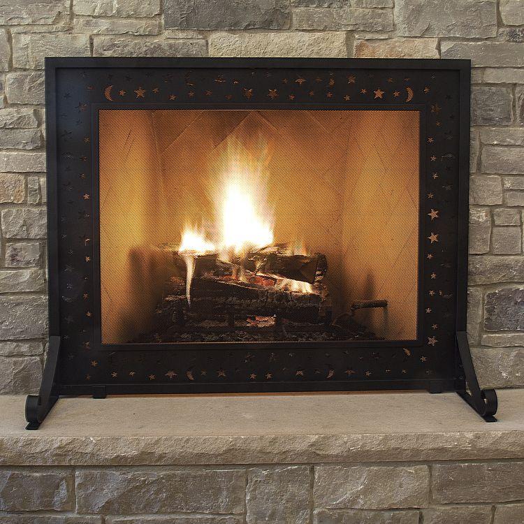 Pleasant Hearth Galactica Fireplace Screen - FA330S thumbnail 2