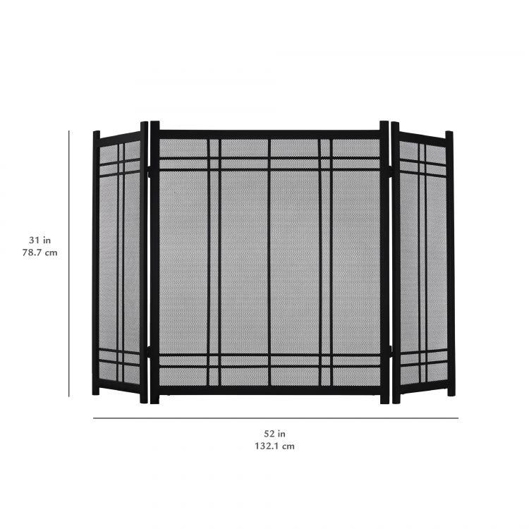 Pleasant Hearth Preston Fireplace Screen - FA016SA thumbnail 3