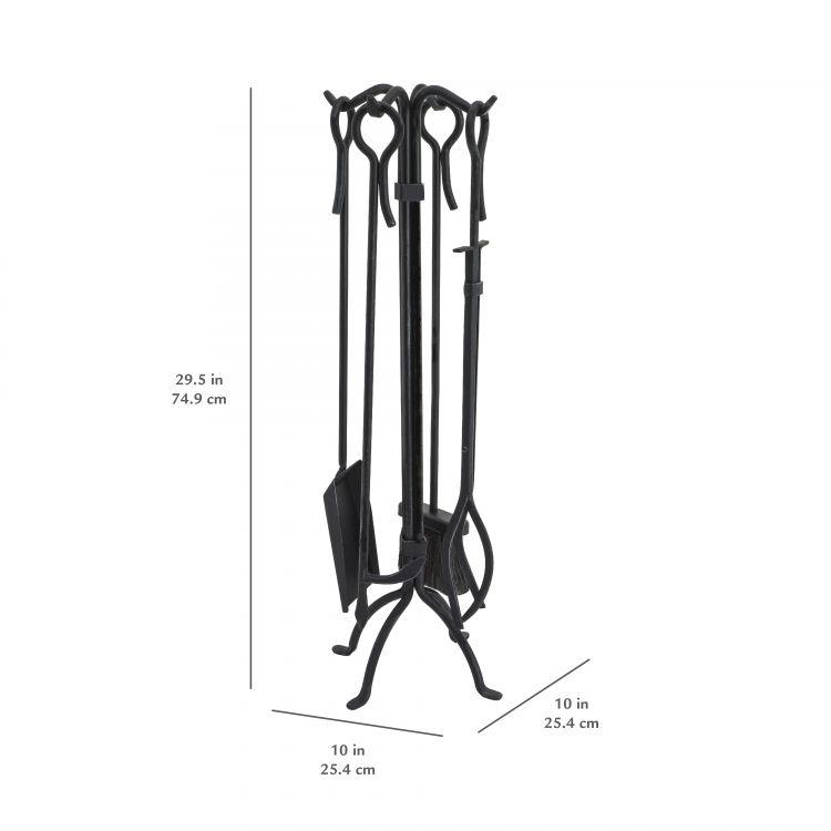 Pleasant Hearth Selene 5 Pc. Fireplace Tool Set - FA104TLA thumbnail 3