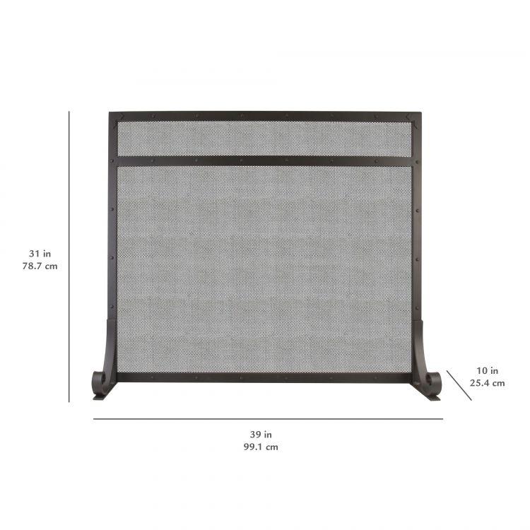 Pleasant Hearth Selene Fireplace Screen - FA989SA thumbnail 4