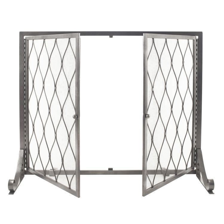 Pleasant Hearth Stonewall Fireplace Screen - FA628S thumbnail 5