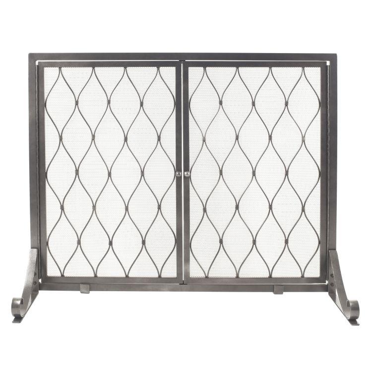 Pleasant Hearth Stonewall Fireplace Screen - FA628S - Image 1