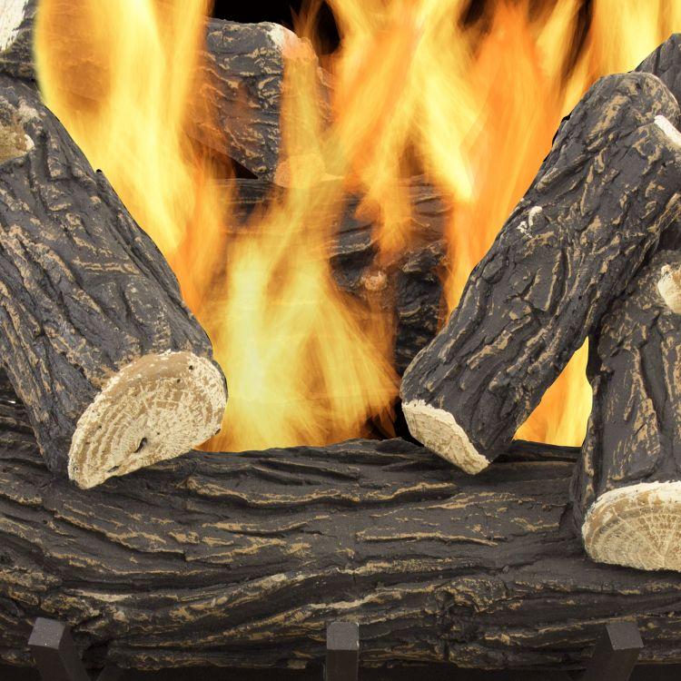 Pleasant Hearth Willow Oak Vented Gas Log Set - VL-WO18D / VL-WO24D /  VL-WO30D thumbnail 5