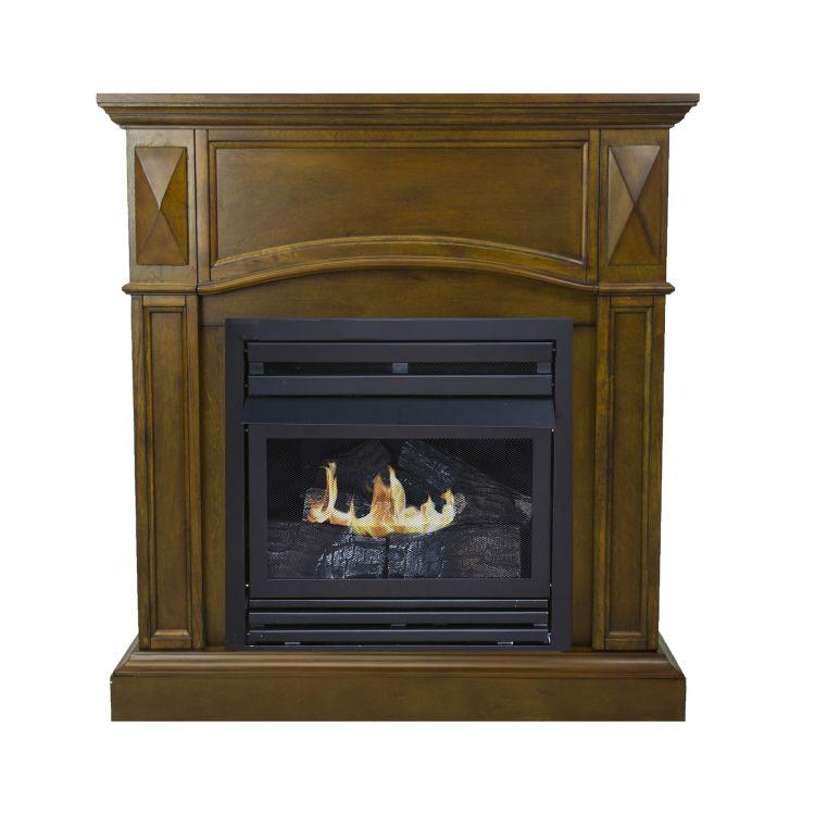 Pleasant Hearth 36 in. Natural Gas Compact Heritage VF Fireplace System 20K BTU - VFF-PH20NG - Image 1