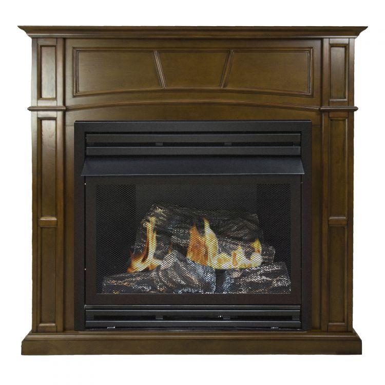 Pleasant Hearth 46 in. Natural Gas Full Size Heritage VF Fireplace System 32K BTU - VFF-PH32NG-H1 - Image 1