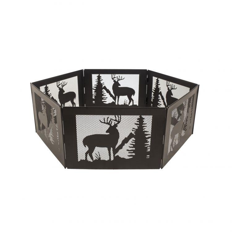 Pleasant Hearth Deer Mountain Folding Fire Ring - OFW116FR