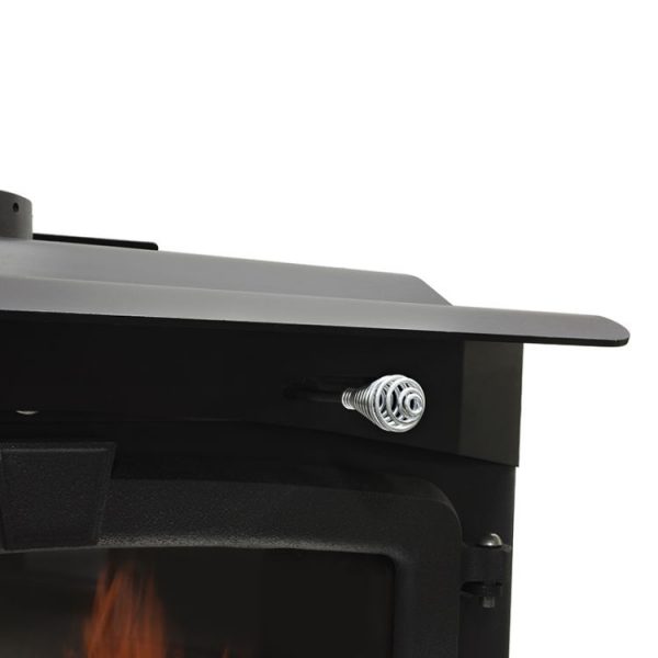 Air control handle of the Pleasant Hearth LWS-130291 2,200 Sq. Ft. Large Wood Burning Stove