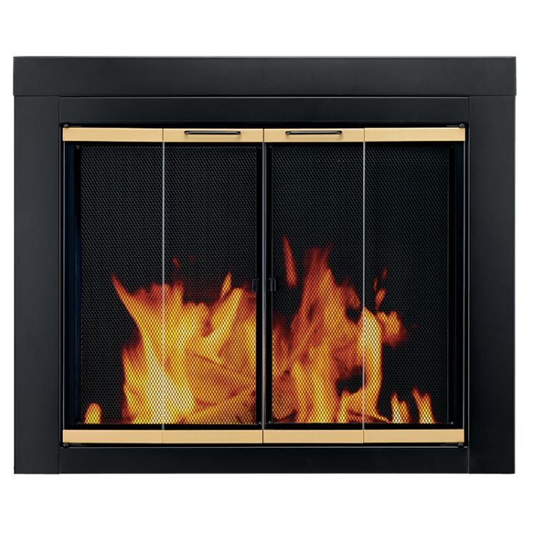 Pleasant Hearth Fireplace Doors, Pleasant Hearth Colby Fireplace Glass Door